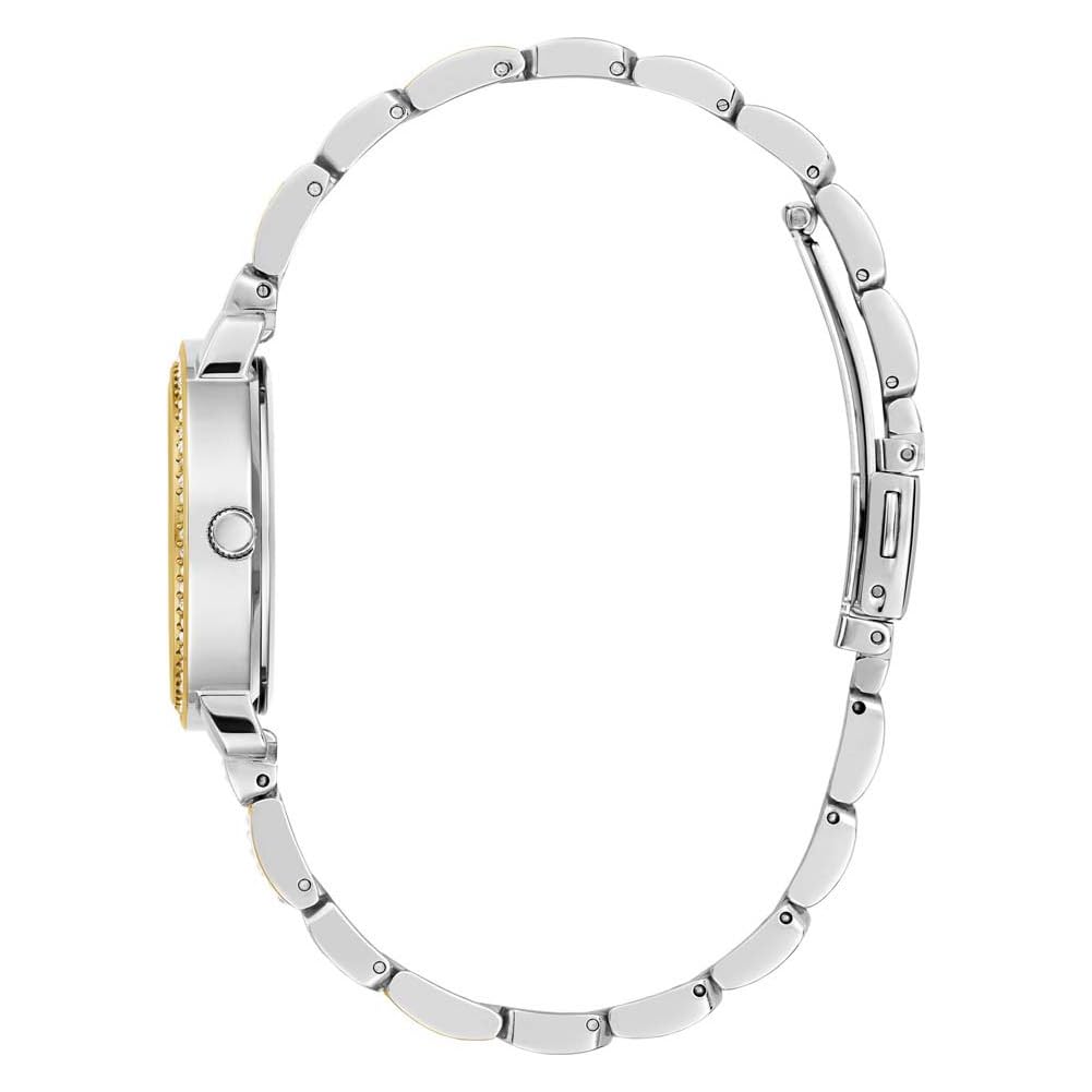 GUESS Women's 30mm Fashion Watch - Elegant Stainless Steel Bracelet, Water Resistant, Perfect for Work, Party & Everyday Wear