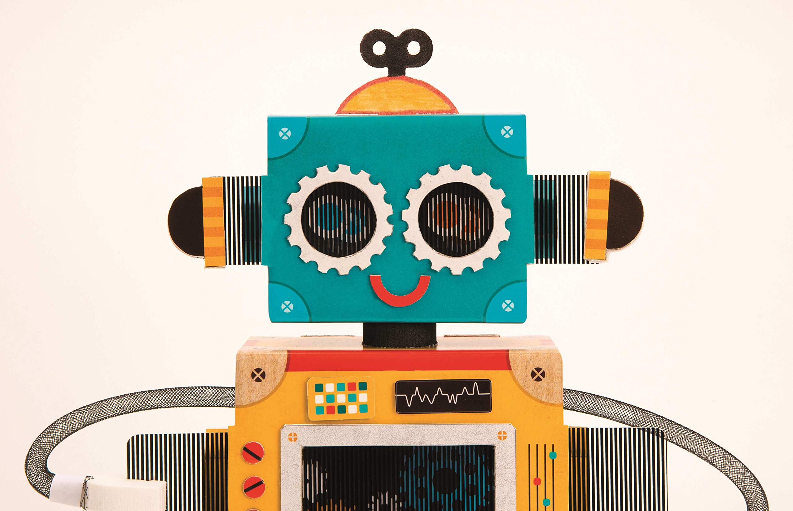 Clementoni 15285 CREA Your Robot - Creative Building Toy for Kids Ages 4+ | STEM Learning, DIY Robotics Kit for Early Childhood Development & Fun Playtime Activities