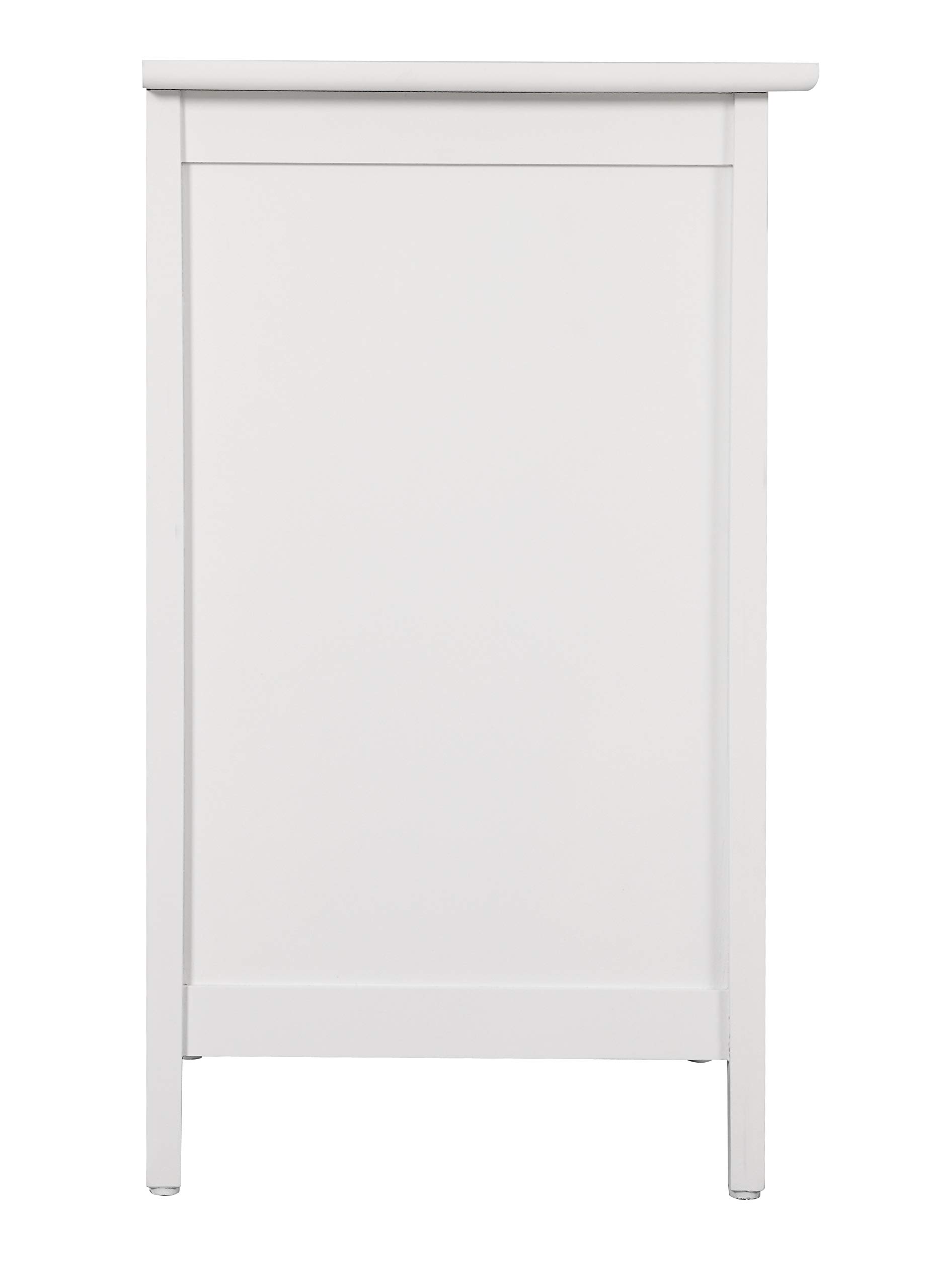 Glory Furniture Daniel Nightstand with Drawer - Modern White Bedside Table for Bedroom, G1317-N-90 - Perfect for Small Spaces & Apartment Living