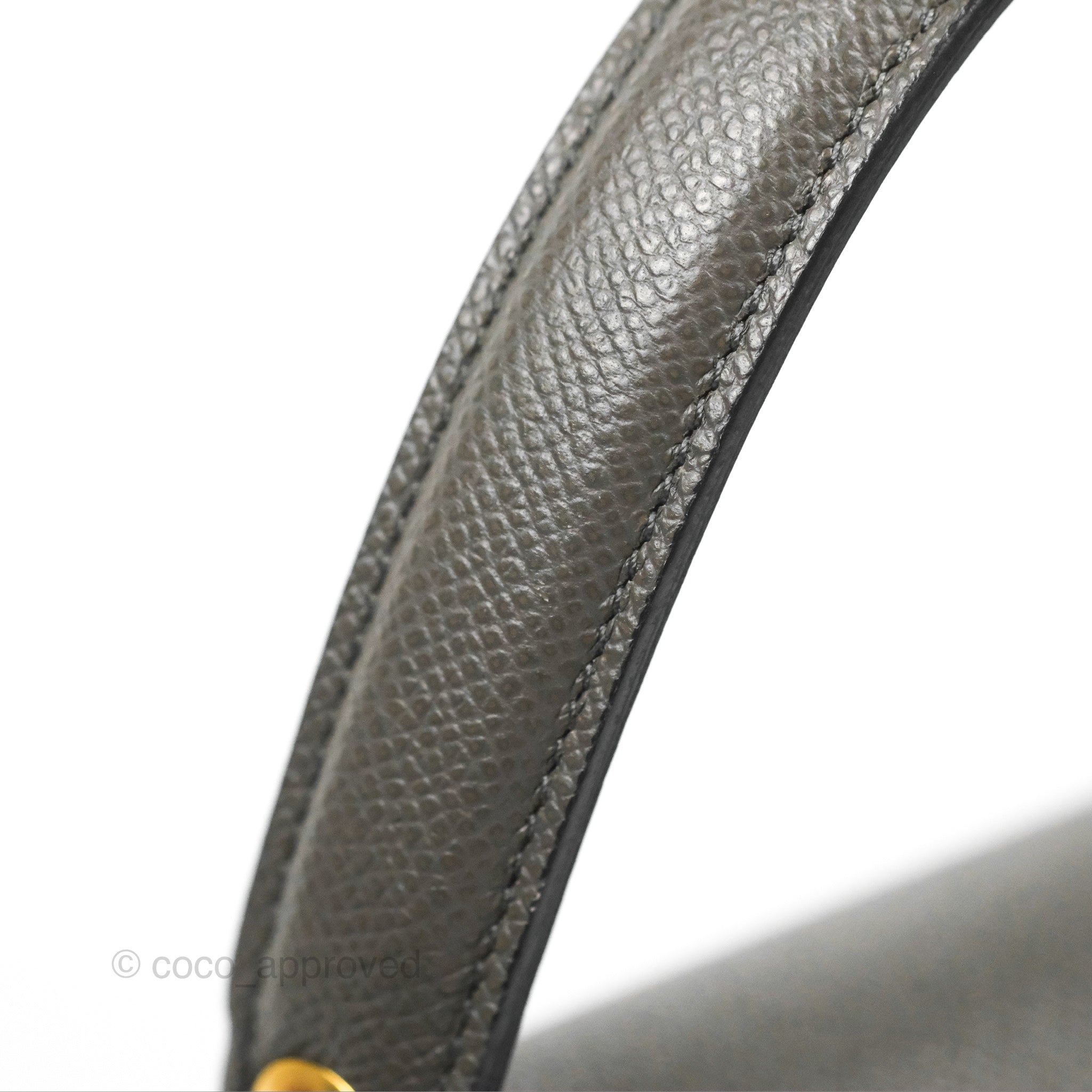 Celine Micro Belt Bag in Grey Grained Calfskin with Gold Hardware - Luxury Crossbody Bag for Women, Perfect for Work, Travel & Everyday Use