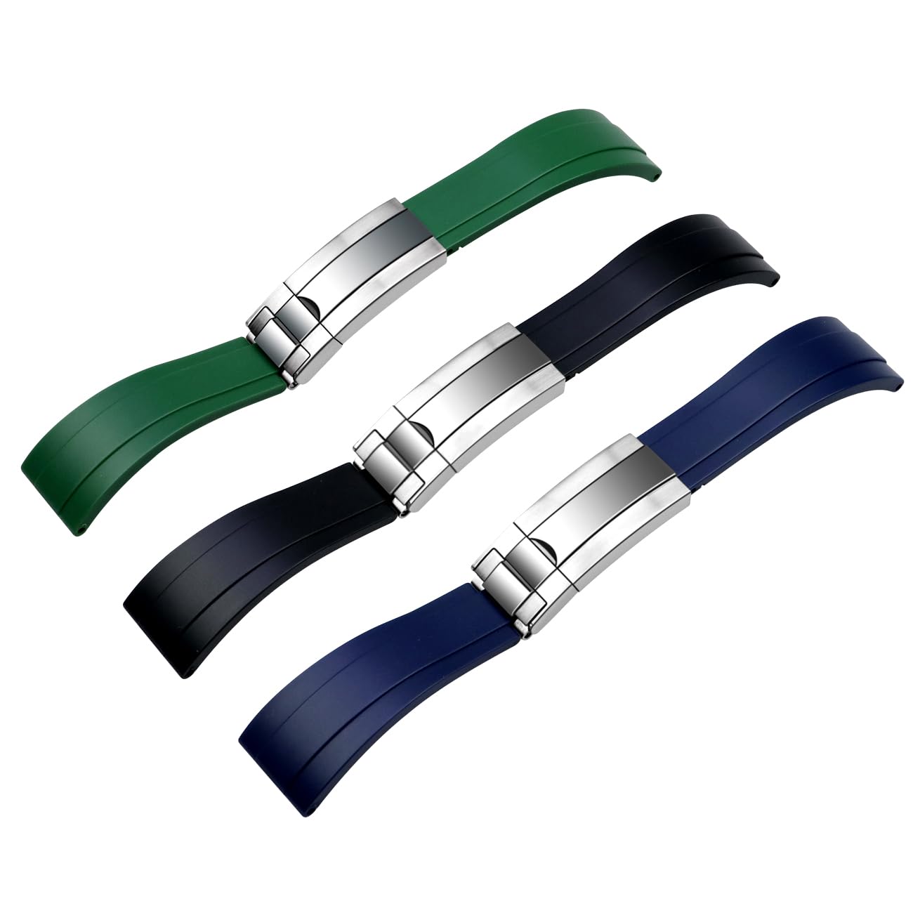 20mm Silicone Watch Band - Replacement Strap for Men & Women | Gym & Daily Wear