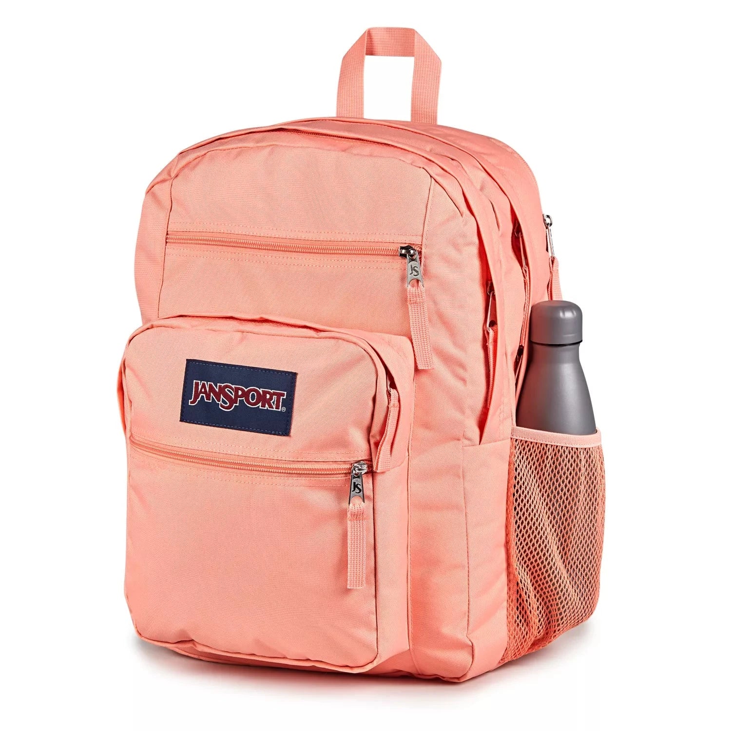 JanSport Big Student Backpack for School & Travel - Lightweight Laptop Backpack with Spacious Compartment, Durable Peach Pink Design | Perfect for College, High School, Work & Outdoor Adventures