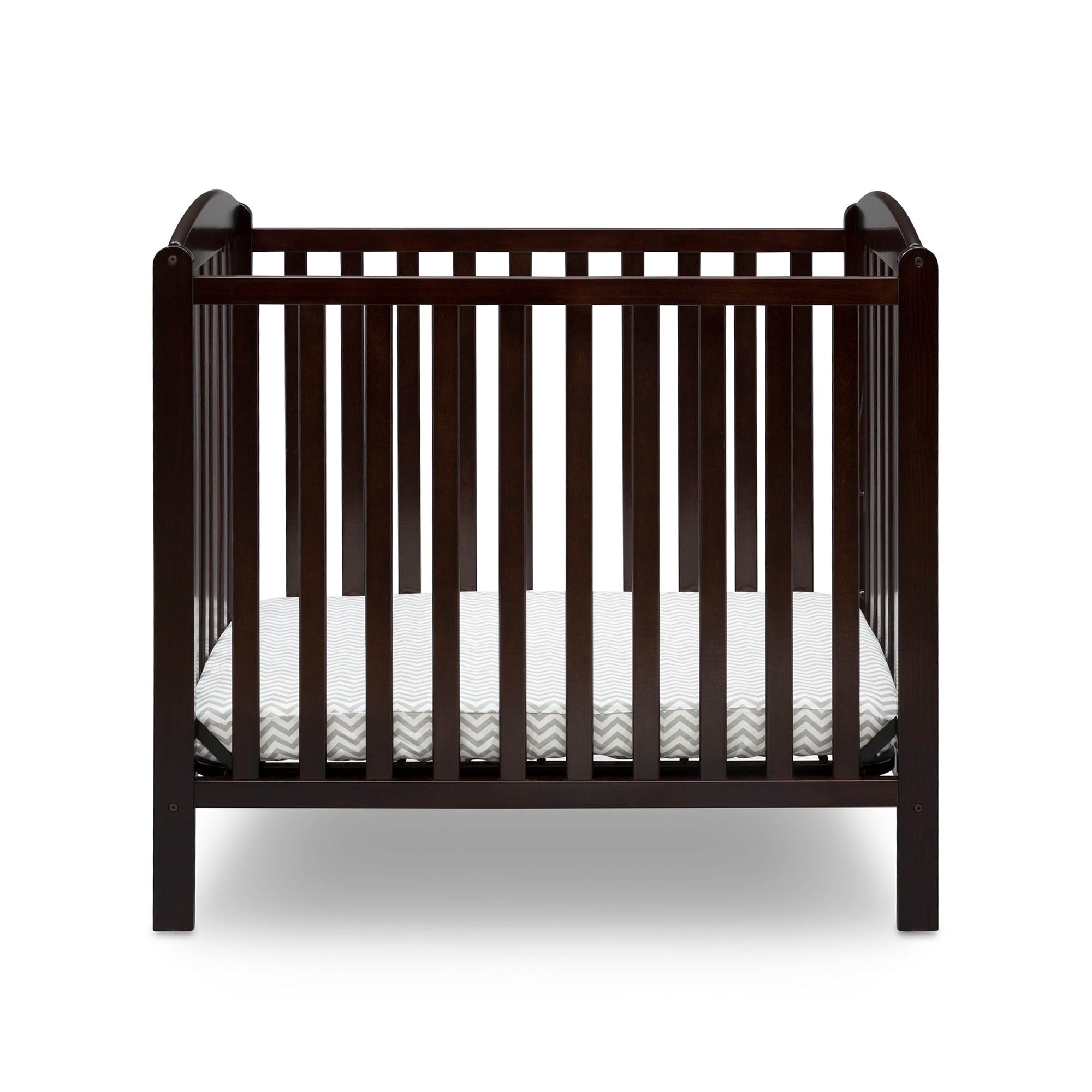 Sprout Mini Crib with Mattress - Portable Baby Bed for Nursery, Travel & Small Spaces | Compact Infant Sleeping Solution for Newborns & Toddlers | Easy Assembly & Foldable Design