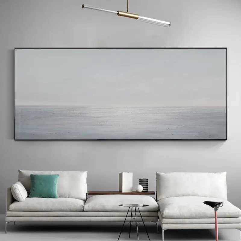 Ocean and Sky Painting #OS 010 - Stunning Seascape Wall Art for Home & Office Decor - Perfect for Living Room, Bedroom or Beach House
