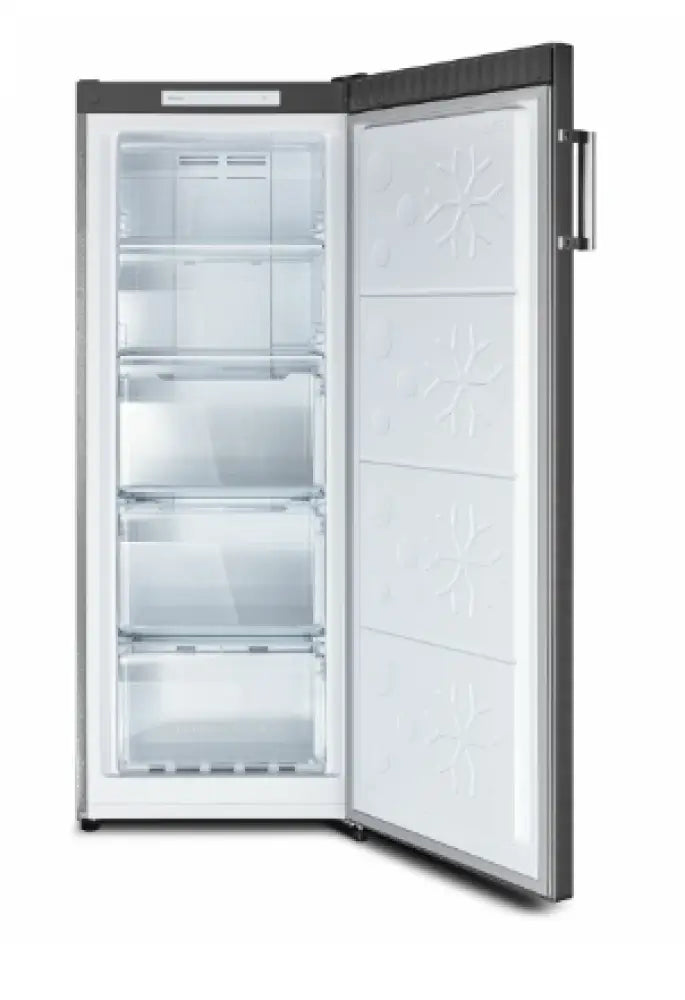 CHiQ CSF165NSS 166L Upright Frost Free Freezer - Energy Efficient Standalone Deep Freezer for Home, Restaurant & Commercial Use - Perfect for Storing Meat, Seafood, Ice Cream & Frozen Foods