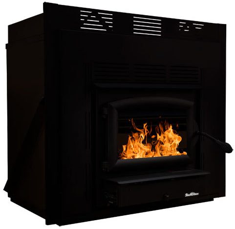Buck Stove Model ZC21NC Zero Clearance Fireplace with Black Door - Efficient Heating for Living Rooms, Cabins & Outdoor Spaces