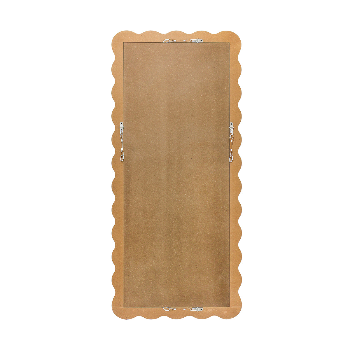 Carmella Burlwood Full Length Floor Mirror - Elegant Wood Grain Design for Bedroom, Living Room & Entryway Decor