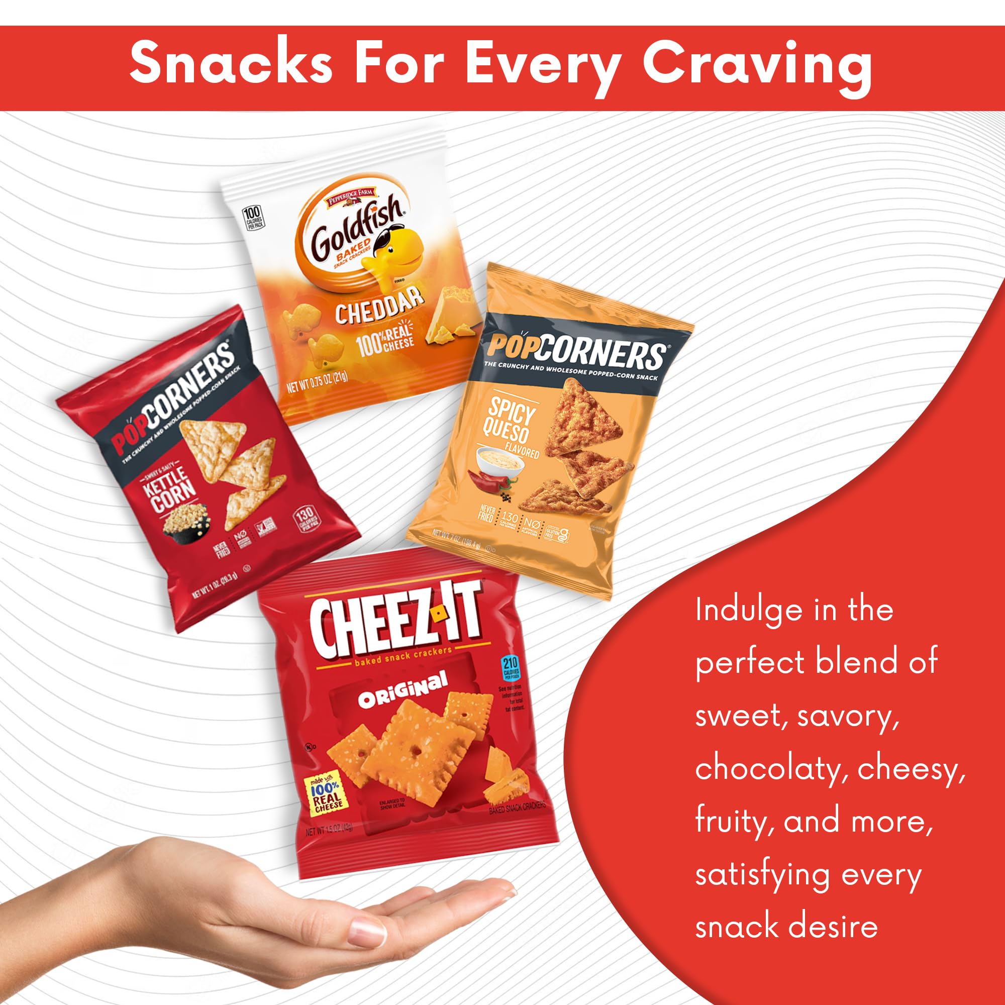 Jumbo Jumble Snack Box (45 Count) - Variety Pack Gift Care Package with Energy Snacks for Adults, Teens & Kids - Perfect for School, College, Office, Birthday Parties & Care Packages