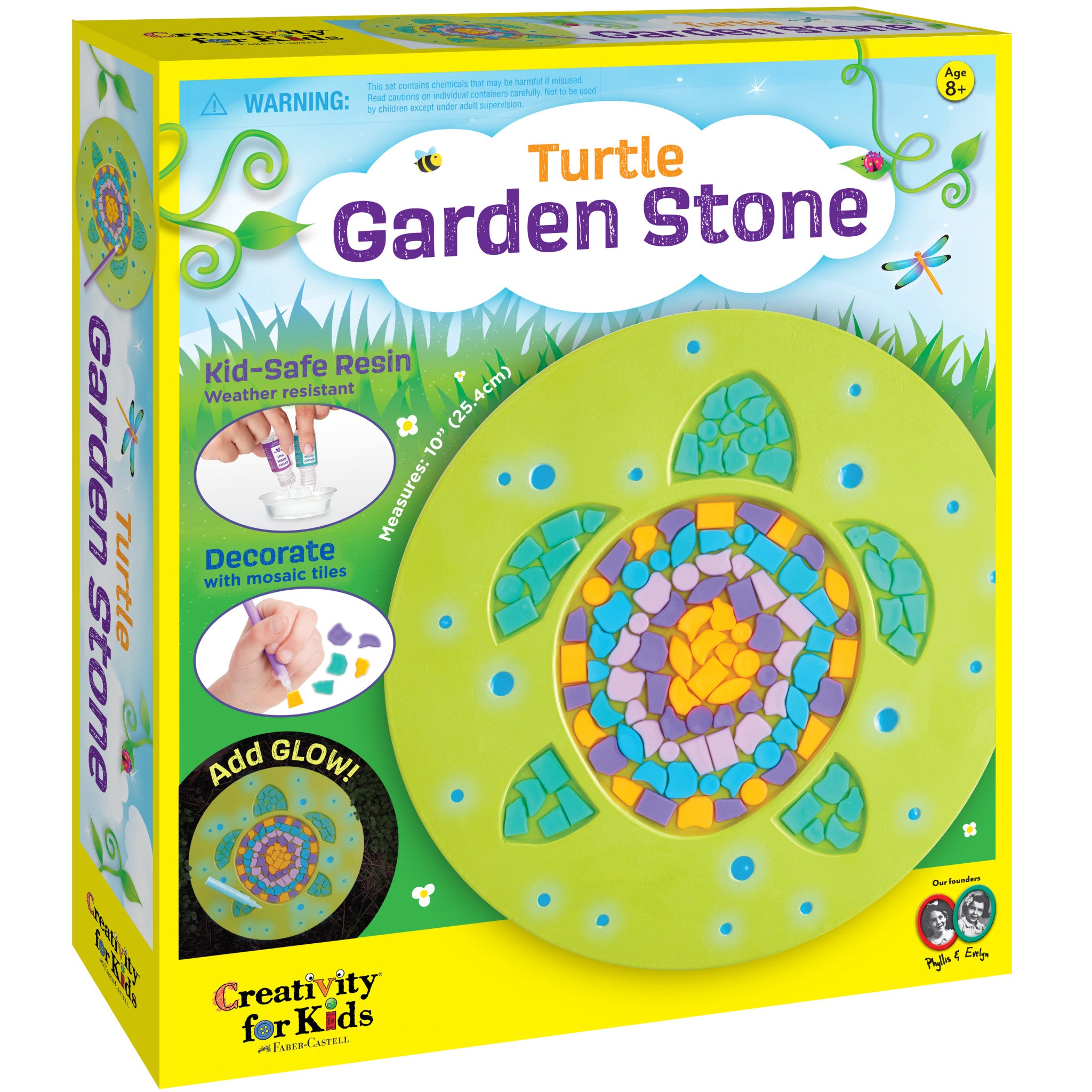 Hand-Painted Turtle Garden Stone Statue #6386000 - Outdoor Decor for Garden, Yard, and Patio Landscaping
