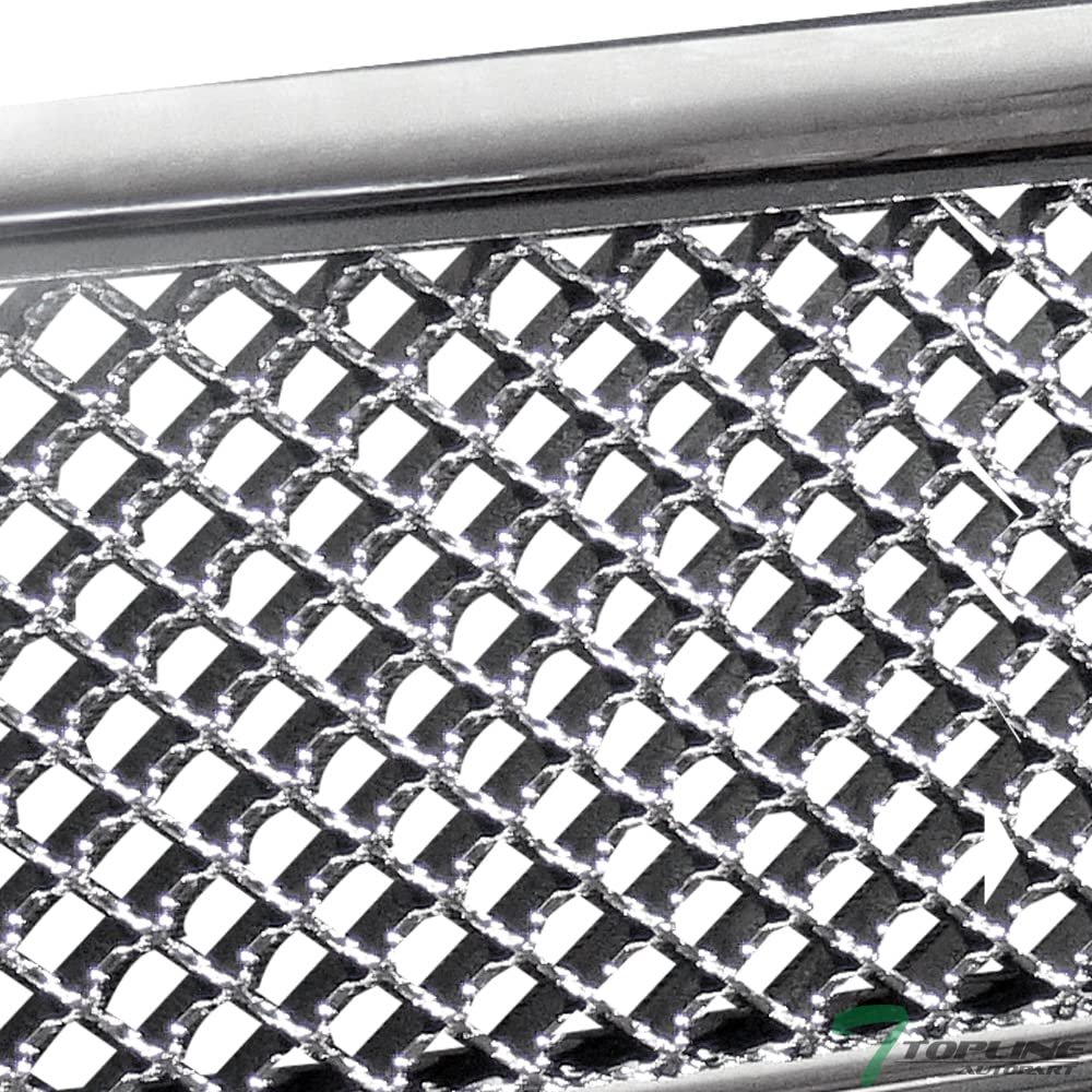 2000-2005 Cadillac Deville Chrome Mesh Front Bumper Grill Replacement - Durable Stainless Steel Car Grille for Enhanced Style & Protection - Perfect for Car Upgrades & Customization