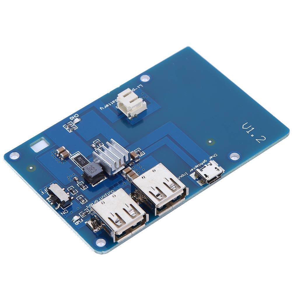 Lipo Battery Expansion Board - 3 Power Pack Expansion Module with Independent Field Power Supply & USB Output for RC Drones, DIY Electronics, and Portable Devices