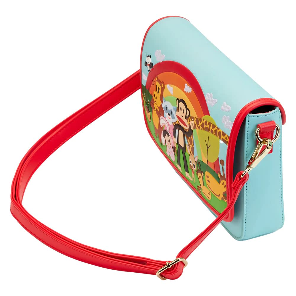 Loungefly Paul Frank Rainbow Crossbody Bag - Stylish & Lightweight Purse for Women | Perfect for Travel, Shopping & Everyday Use