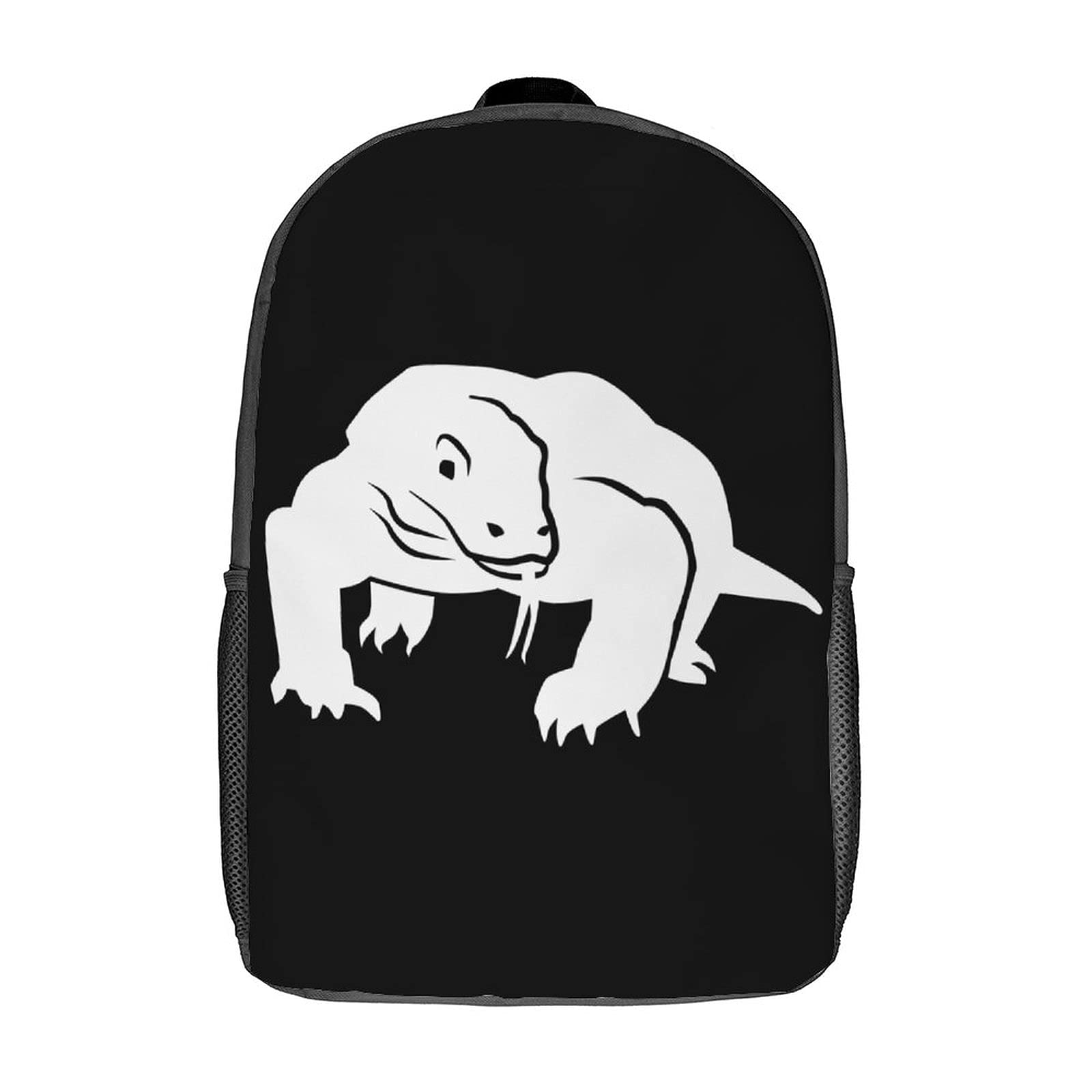 3D Printed Dragon Crocodile Komodo Unisex Backpack - Multi-Functional School & Travel Laptop Bag for Adults & Kids | Perfect for Hiking, College, Work & Daily Commute