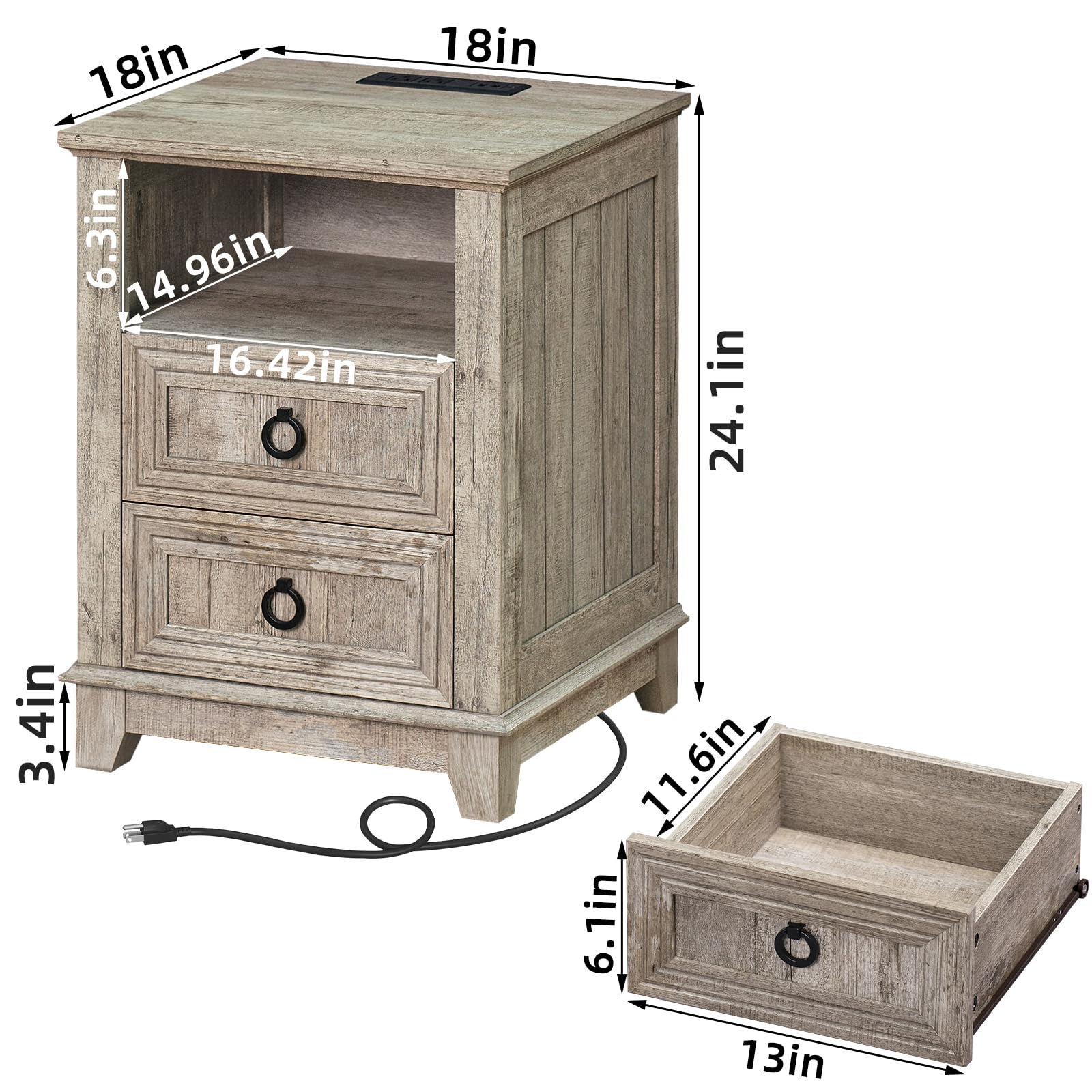 Farmhouse Style Bedroom Furniture Set - 54
