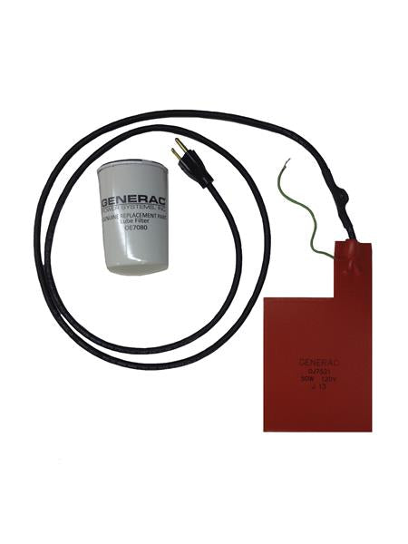 Generac Cold Weather Battery Warmer Kit for 1.5L Engine - Part# 6175 - Keep Your Engine Running in Winter - Ideal for Snowmobiles, ATVs, and Outdoor Power Equipment