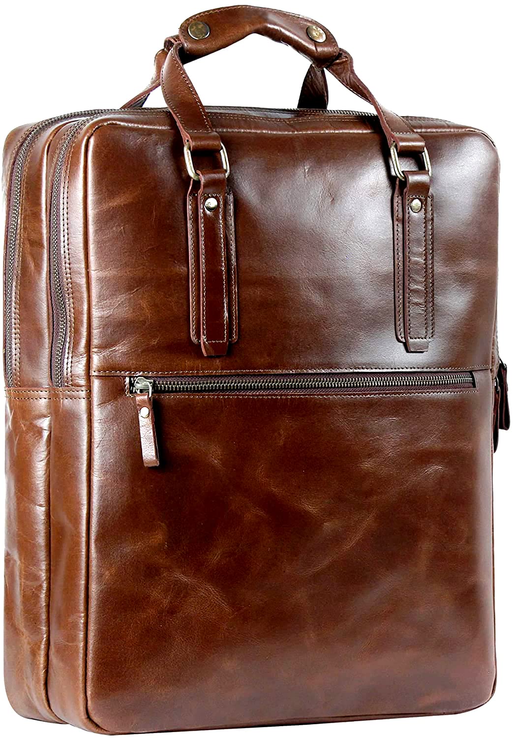 Premium Full Grain Vintage Leather Backpack 18