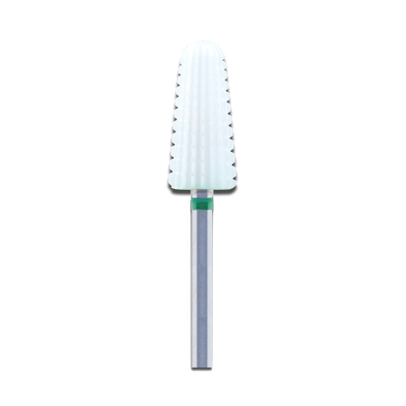 Ceramic Volcano Nail Drill Bit for Professional Manicure & Pedicure - Diamond Coated Nail File for Acrylic, Gel, Natural Nails - Perfect for Salon & Home Use
