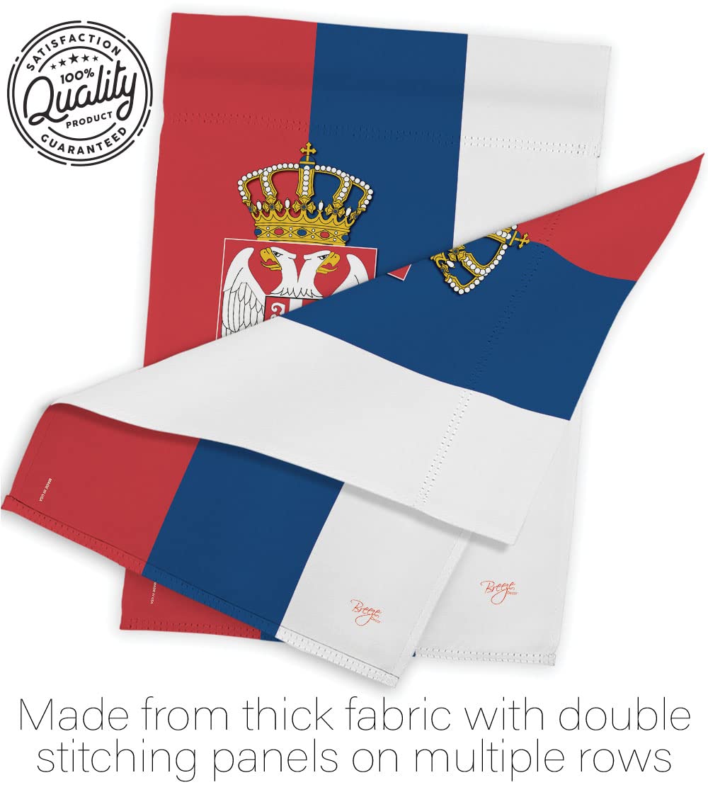 Serbia Nationality Decorative Flag 28