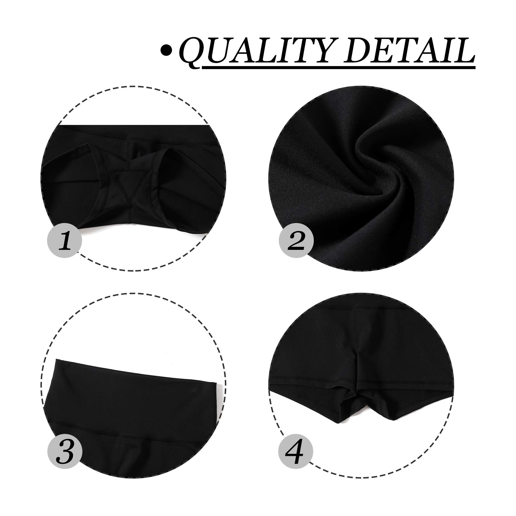 LXNMGO High Waist Yoga Shorts for Women - 2