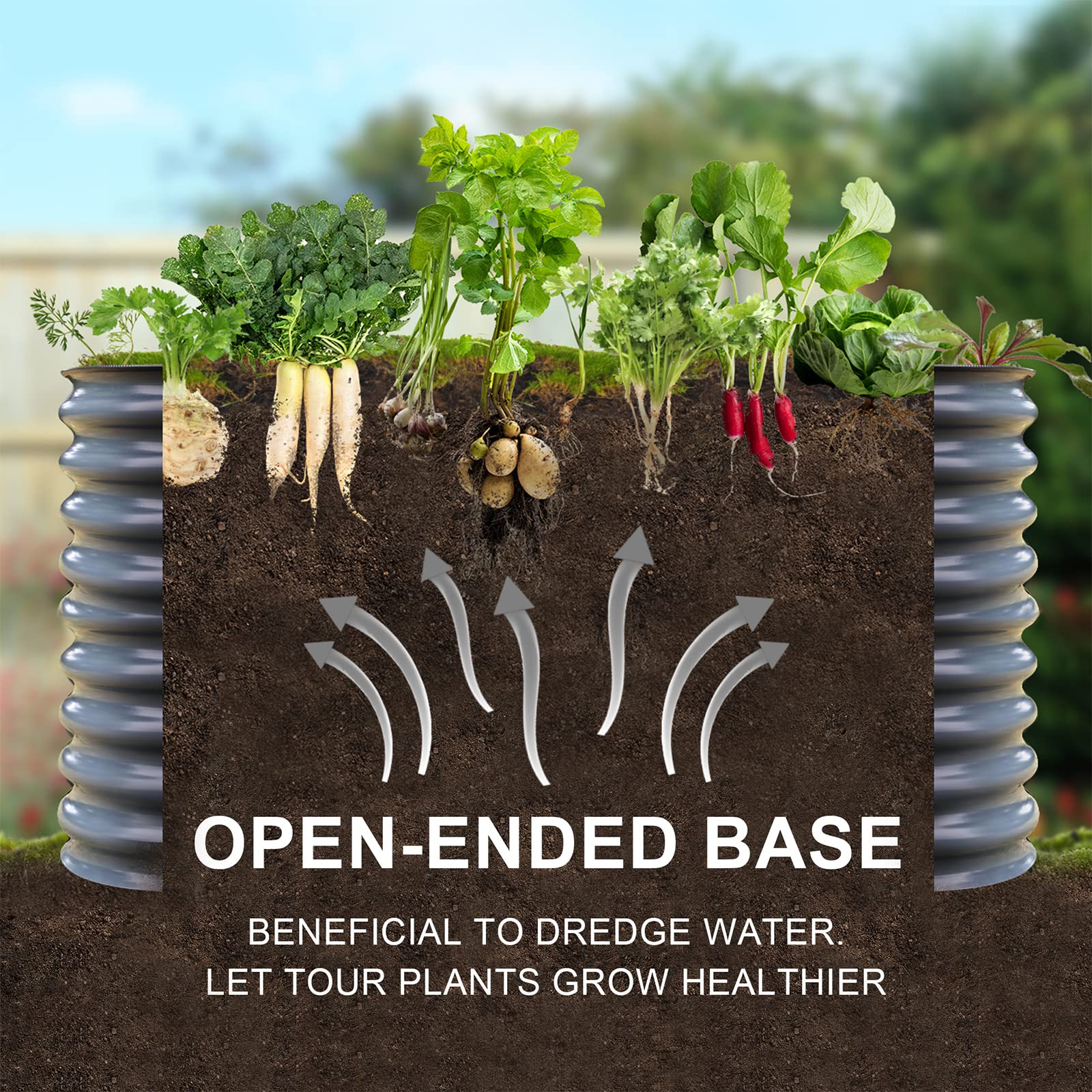 Olle 12-in-1 Raised Garden Bed Kit - 32