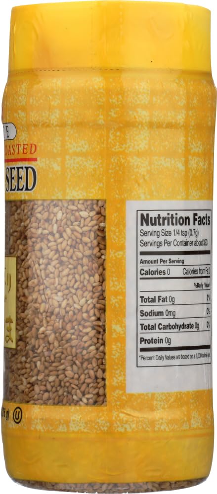 Organic Roasted White Sesame Seeds - 12 Pack (8oz Each) | Premium Quality for Baking, Cooking & Garnishing | Perfect for Bread, Salad & Asian Dishes