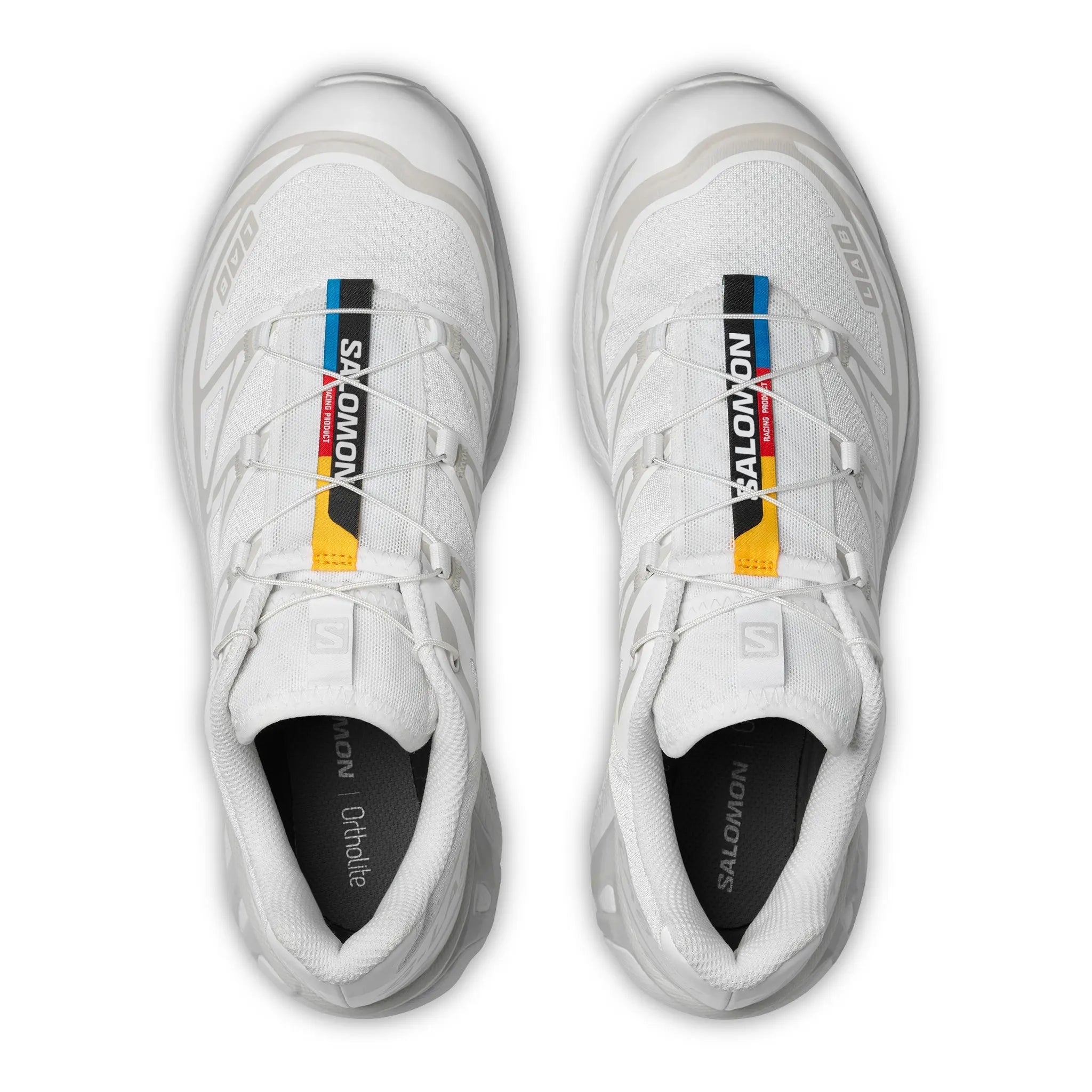 Salomon XT 6 White Trail Running Shoes - Lightweight Hiking Sneakers for Men & Women - Perfect for Outdoor Adventures, Gym Workouts & Daily Wear