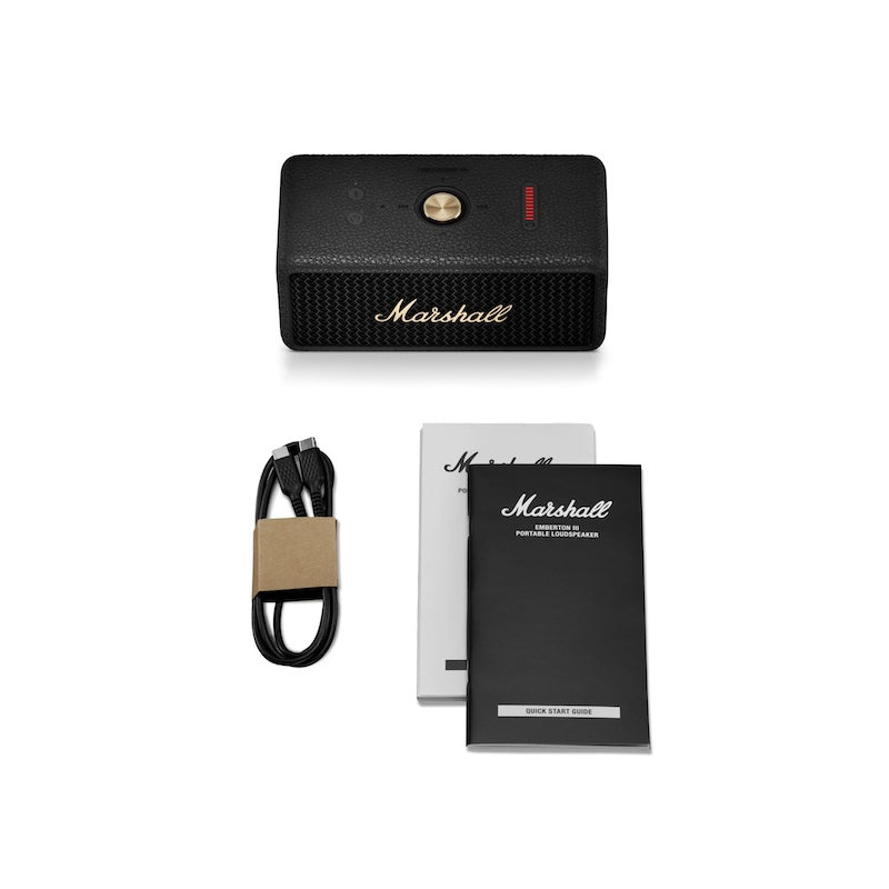 Marshall Emberton III Portable Bluetooth Speaker - Wireless, Waterproof & Compact for Outdoor, Travel & Home Use