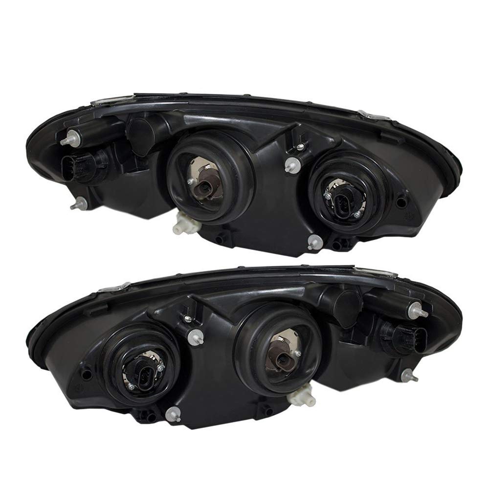 EPIC Replacement Headlights for 2001-2005 PT Cruiser - Left/Right Pair for Night Driving
