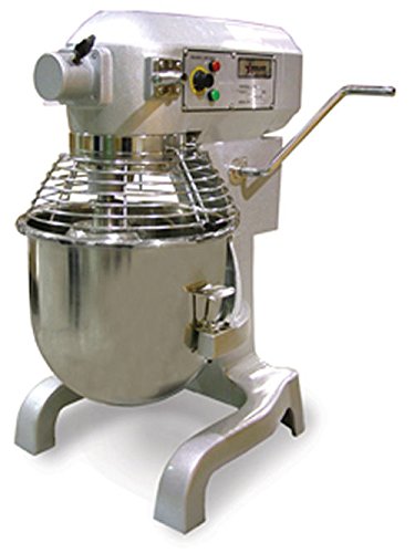 SP200AT 20 Quart Commercial Planetary Dough Mixer with Digital Timer, Safety Guard & 3 Attachments - Perfect for Bakeries, Restaurants, and Home Baking