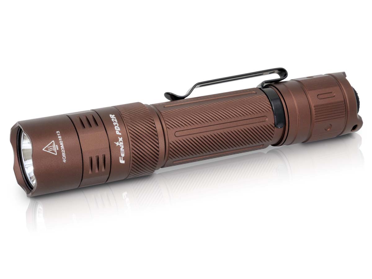 Fenix PD32R Rechargeable Flashlight - 1000 Lumens, USB-C Charging, Compact & Powerful LED Flashlight for Camping, Hiking, Emergency, and Outdoor Adventures