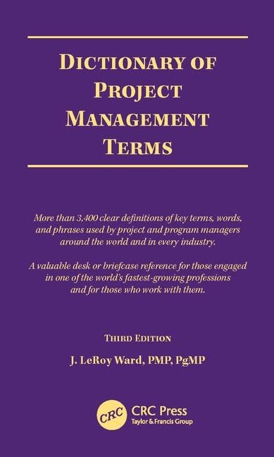 Comprehensive Dictionary of Project Management Terms - Essential Guide for Professionals & Students | Improve Your PM Skills for Work & Study