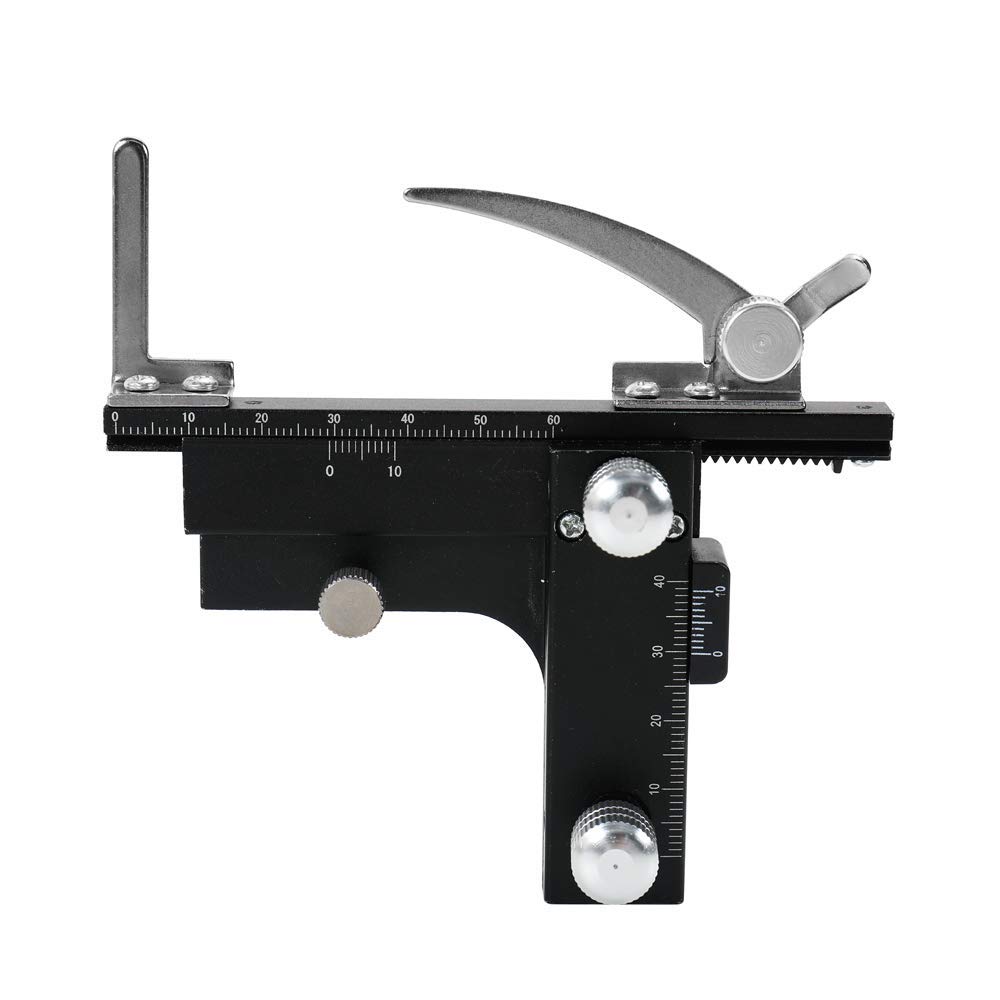 Professional Microscope Mechanical Stage - X-Y Moveable Platform with Vernier Scale | Precision Slide Positioning for Lab Research & Education
