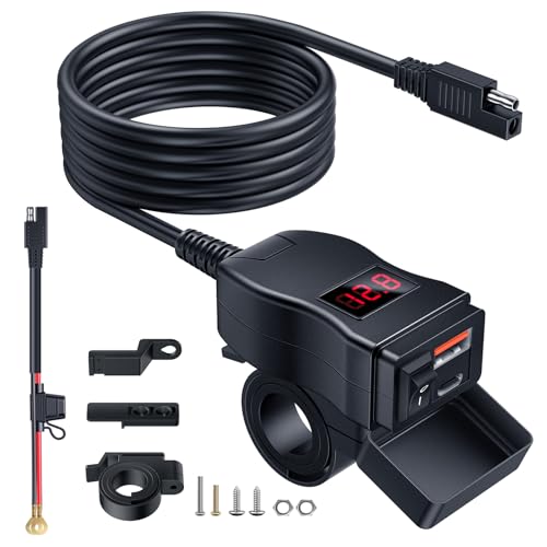 Red Voltmeter(USB-C & USB-A)
