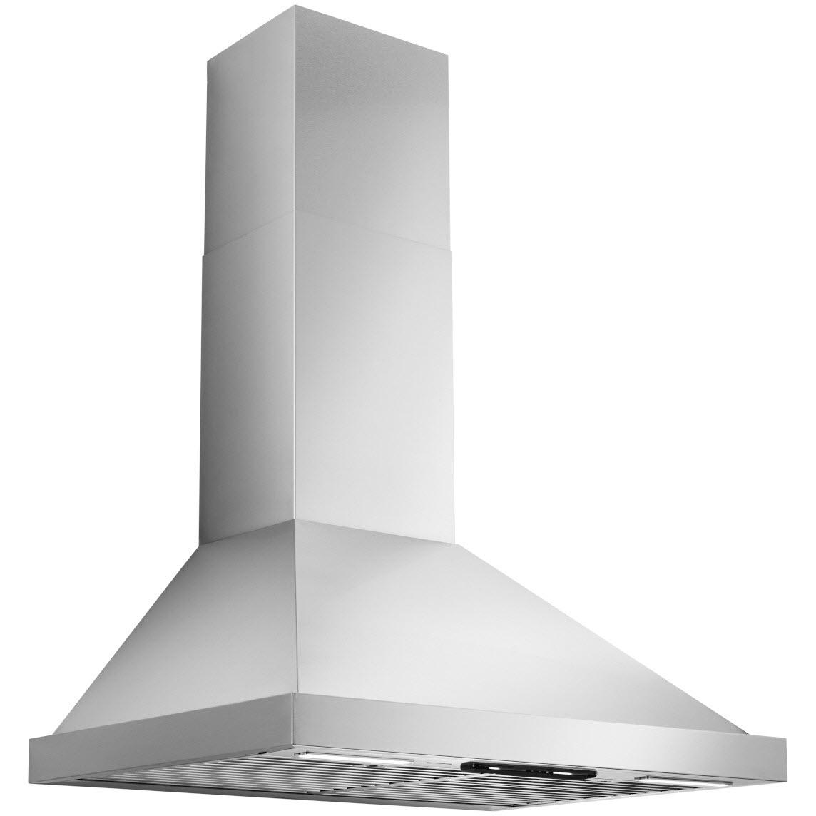 36 Inch WCP1 Series Stainless Steel Wall Chimney Range Hood - WCP1366SS - Powerful Kitchen Ventilation for Smoke & Odor Removal - Perfect for Modern Home Cooking & Grilling
