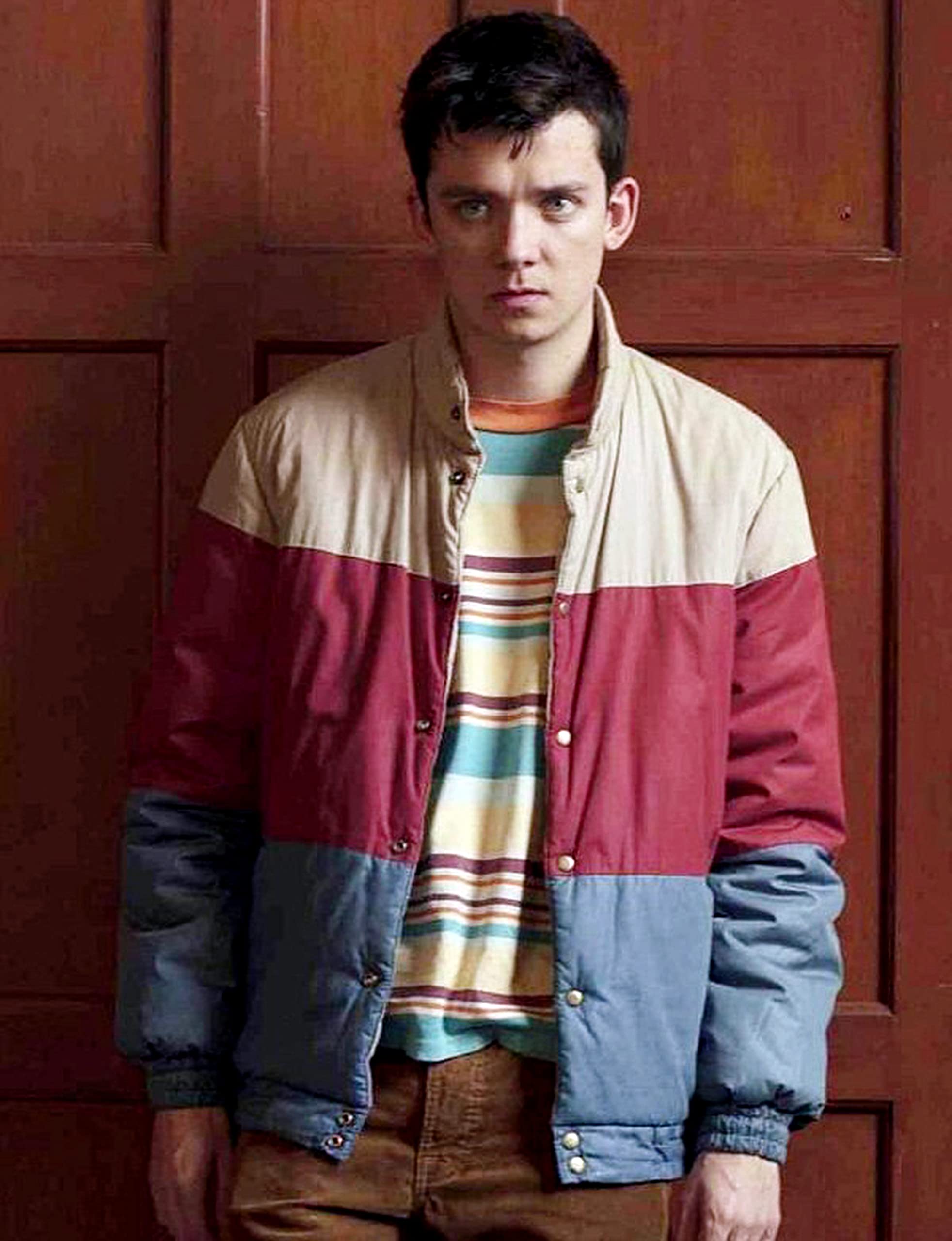 SpazeUp Sex Education Otis Jacket - Lightweight Milburn Costume Jacket for Men | Perfect for Halloween, Cosplay & TV Show Themed Parties