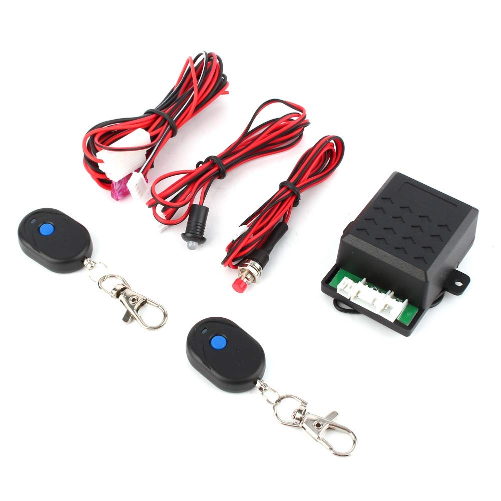 Universal Car Alarm System with Proximity Lock/Unlock & Immobilizer - Anti-Theft Protection for Vehicles | Ideal for Parking Security & Remote Access