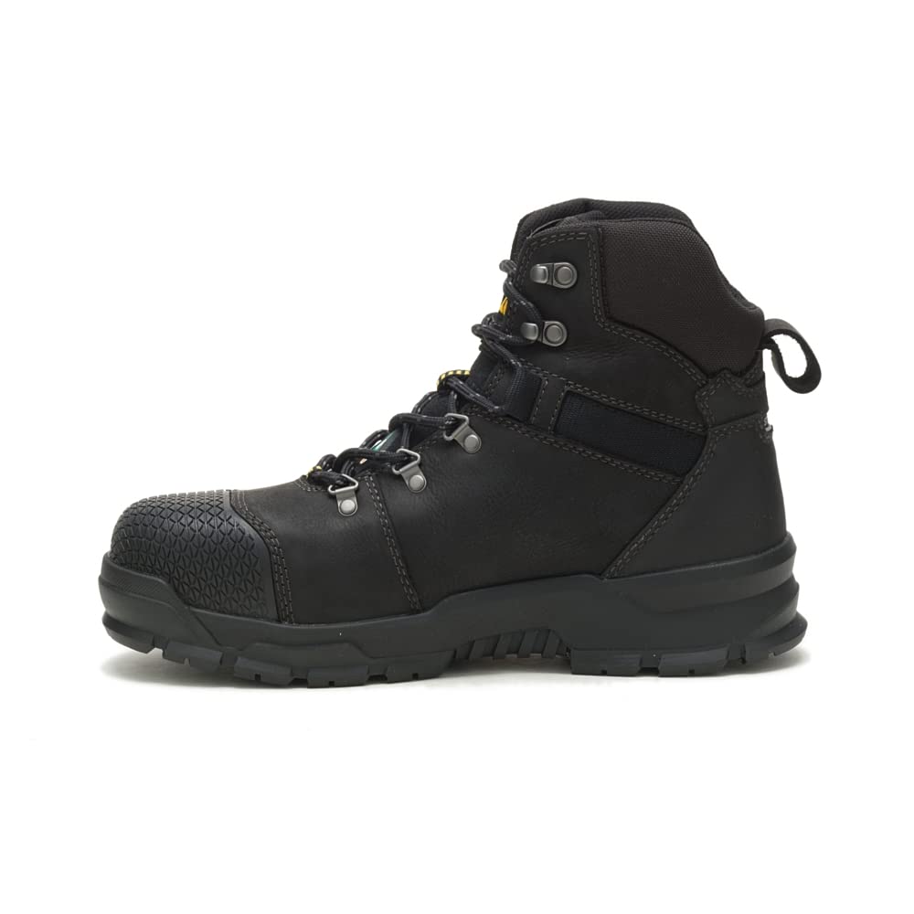 CAT Men's Accomplice X Waterproof Steel Toe CSA Safety Work Boots - Slip Resistant, Electrical Hazard Protection for Construction, Warehouse & Industrial Work