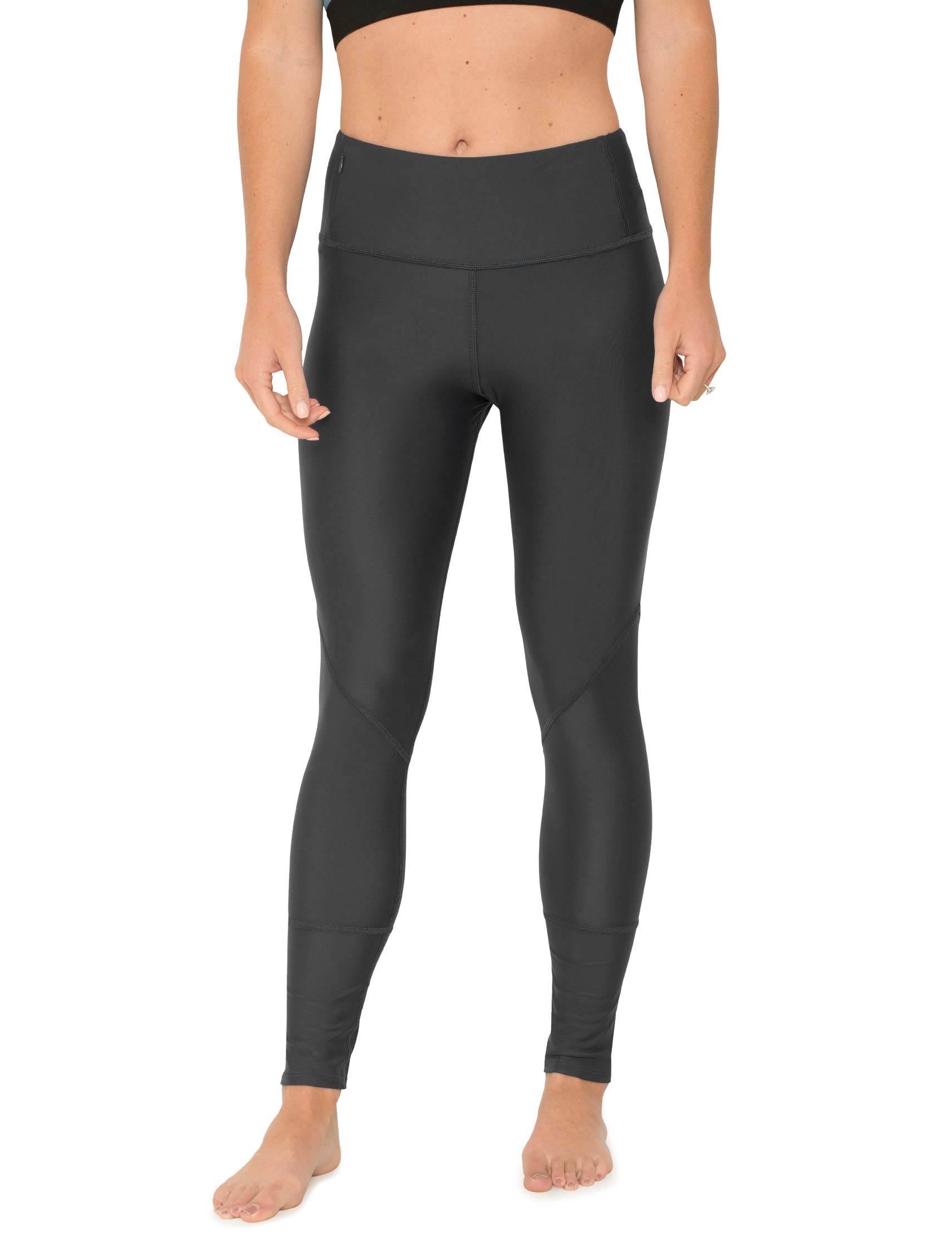 Tuga Women's High Waist Swim Leggings - UPF 50+ Sun Protection Swimwear - Quick Dry & Chlorine Resistant - Made in USA - Perfect for Swimming, Surfing & Beach Yoga