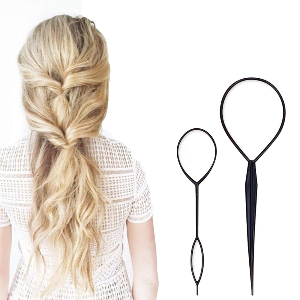 Blonde Hair Bun Maker Kit - Large, Medium & Small Donut Bun Insert for Women & Girls - DIY Hair Styling Accessories for Parties, Weddings & Everyday Hairstyles