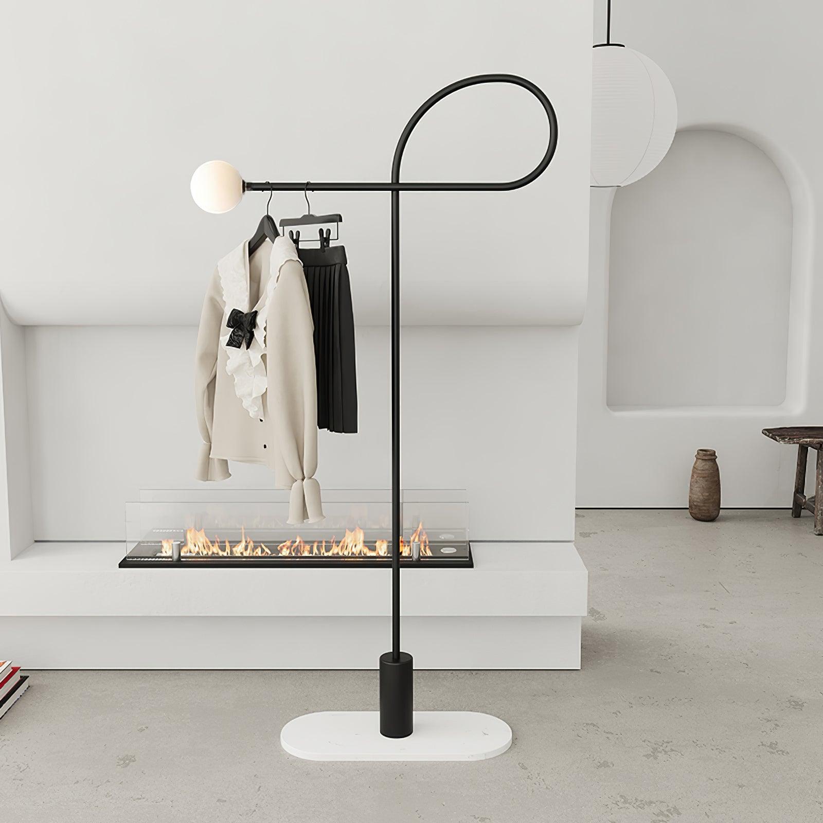 Arcane Orb Floor Lamp - Modern LED Standing Light with Adjustable Brightness for Living Room, Bedroom, or Office Decor