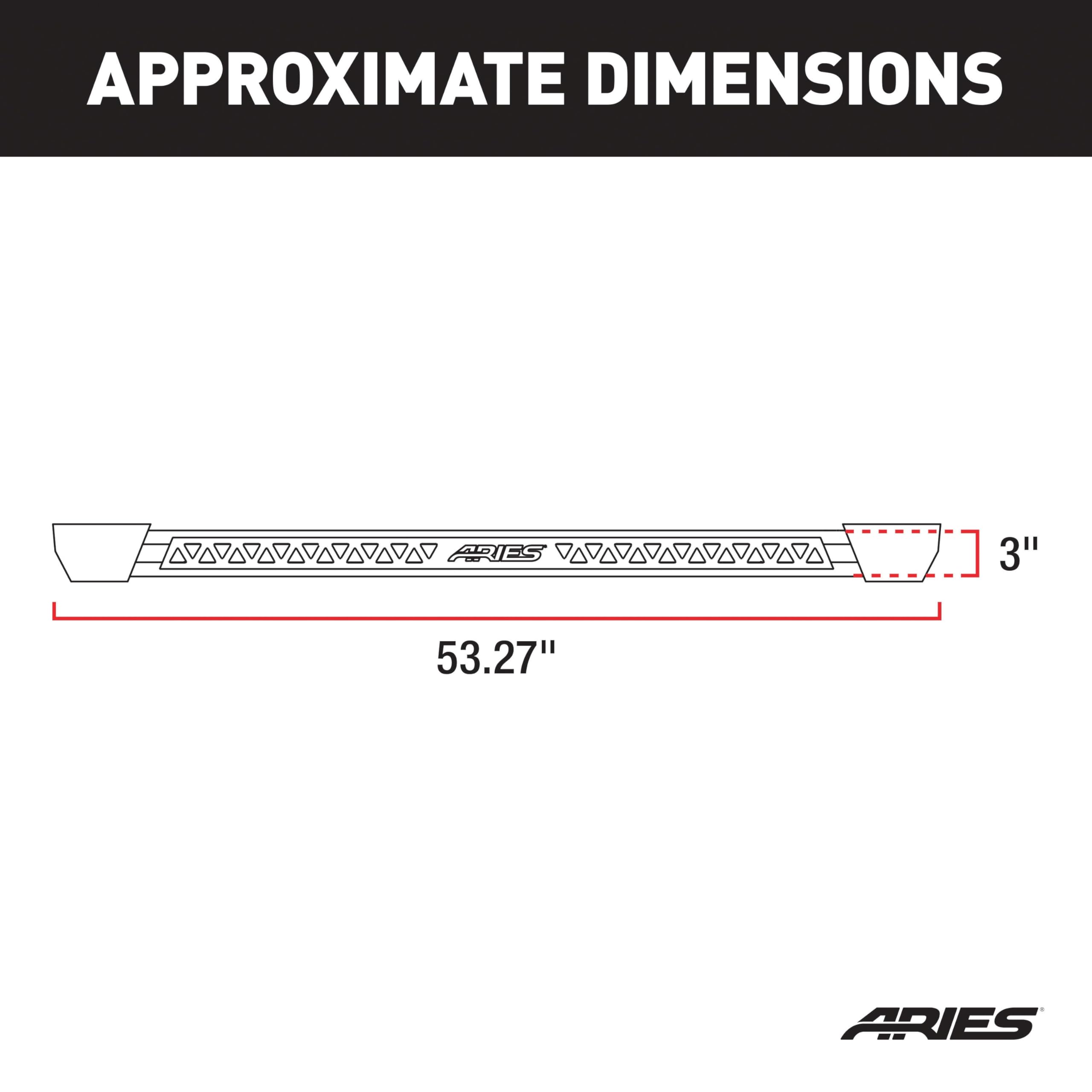 ARIES 2074100 Black Steel Rocker Step Guard Running Boards for Jeep Wrangler JK - Heavy Duty Side Steps for Easy Entry & Off-Road Protection