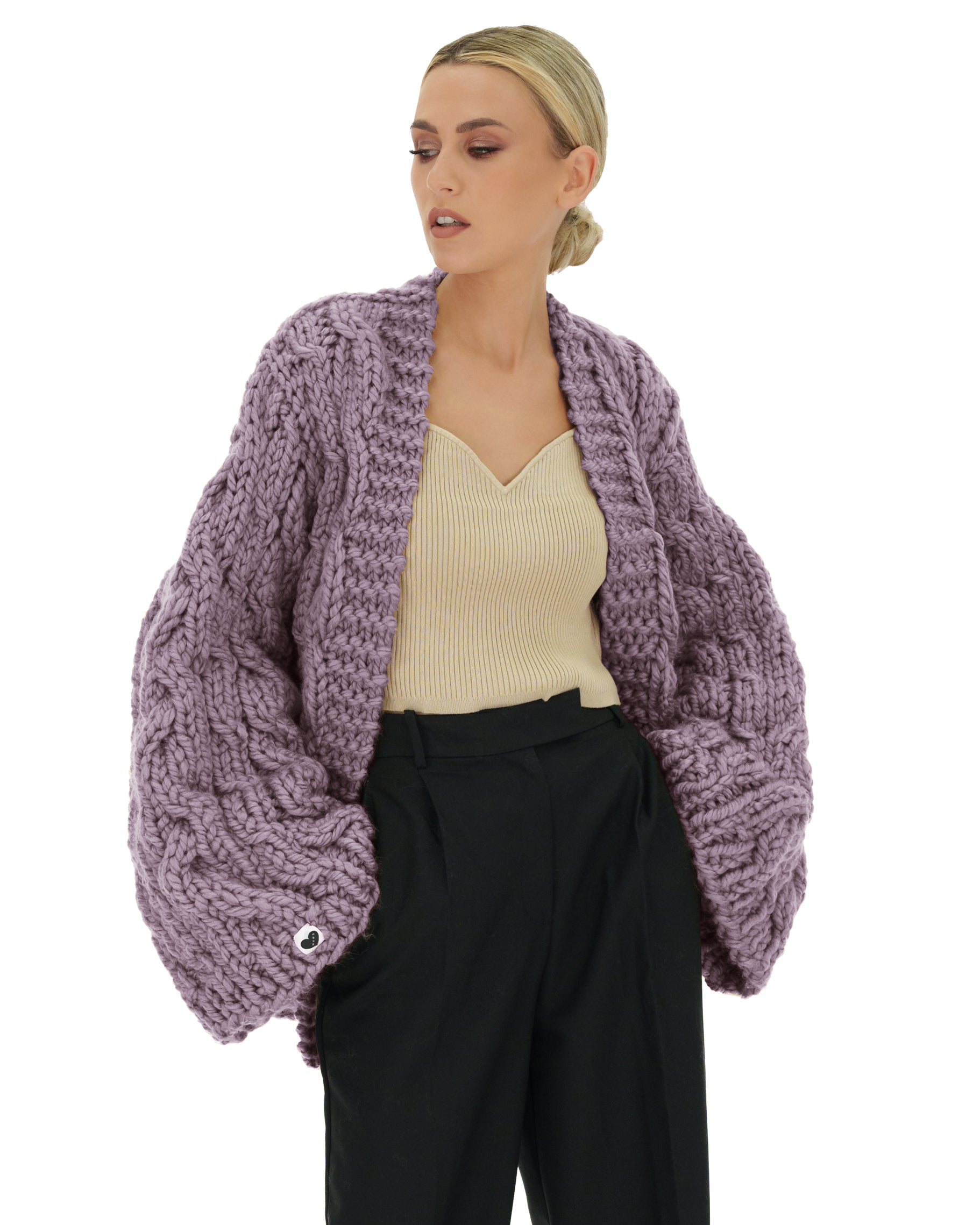 Cozy Cable Knit Cardigan Sweater for Women - Soft Chunky Knit Open Front Long Sleeve Wrap - Perfect for Fall, Winter & Layering Outfits