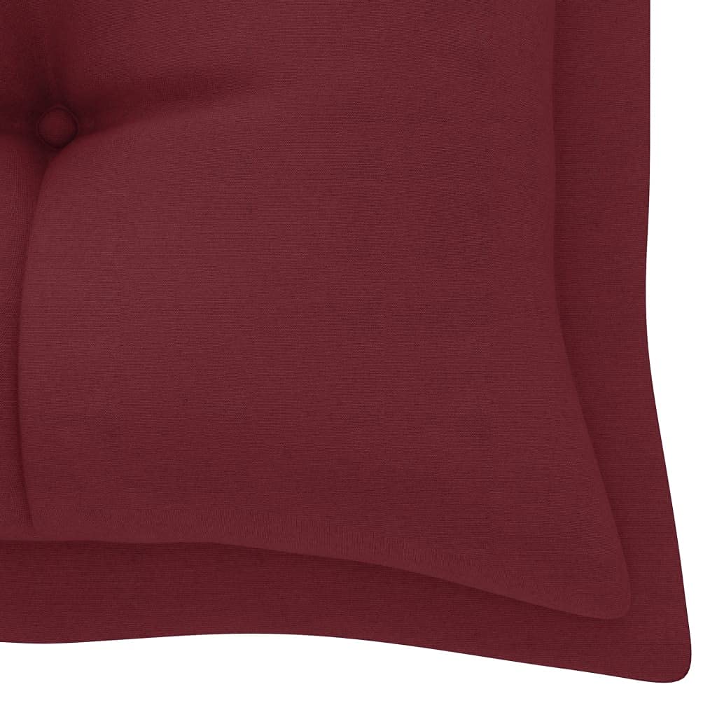 Premium Floor Seating Cushions & Outdoor Swing Cushion - Waterproof Patio Porch Swing Seat Cover for Indoor/Outdoor Use - Wine Red 70.9