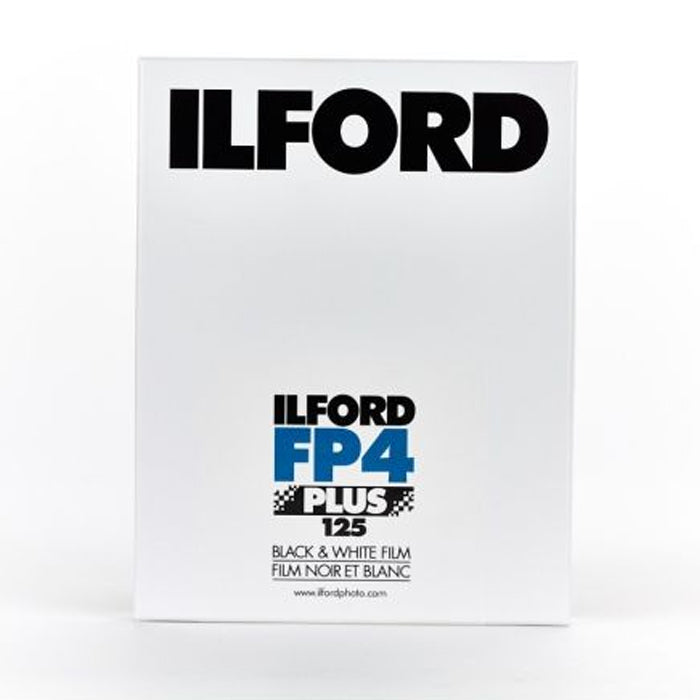 Ilford FP4+ Black and White 4x5 Sheet Film - 25 Sheets for Large Format Photography | Perfect for Landscape, Portrait, and Studio Photography