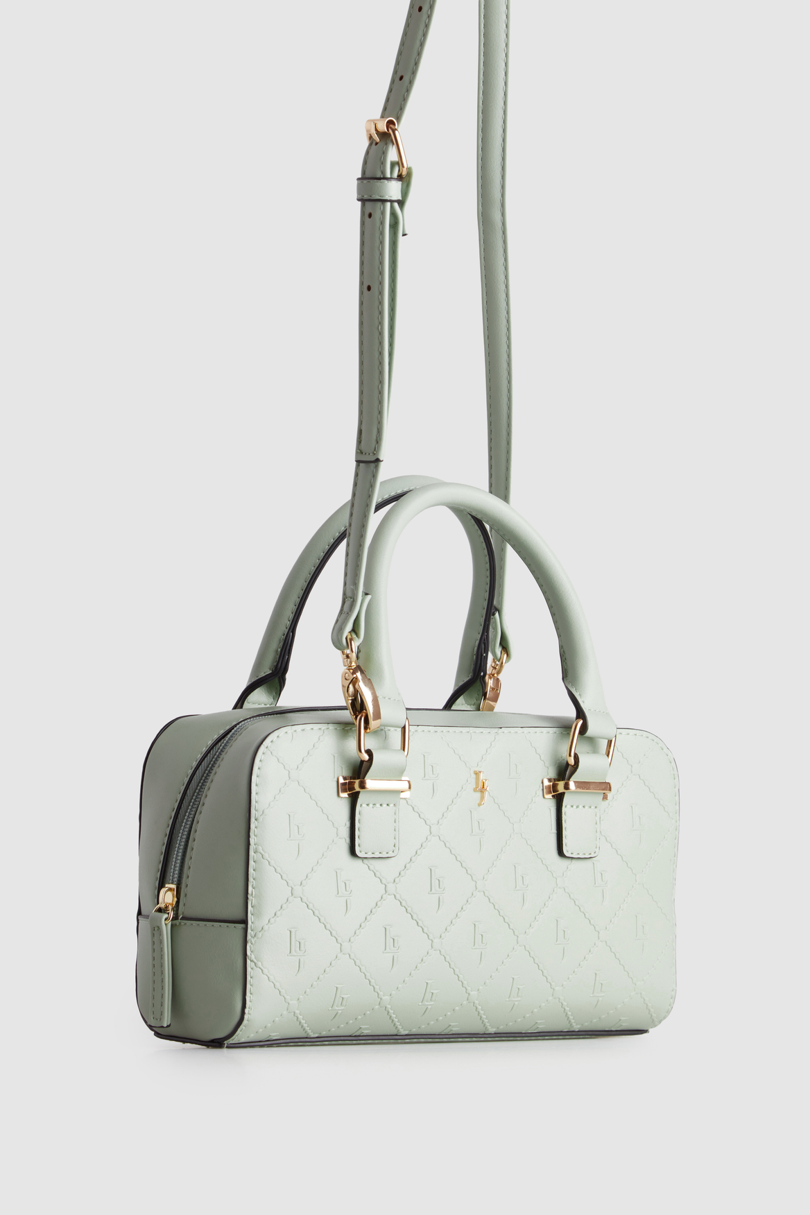 Embossed Leather Barrel Bag for Women - Stylish Crossbody Purse with Adjustable Strap, Perfect for Work, Travel & Everyday Use