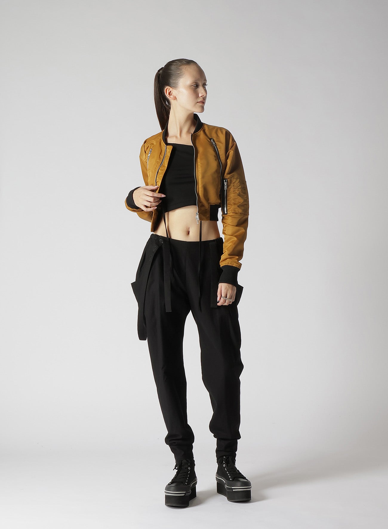 Men's Cotton Serge Pants with Suspenders - Durable Workwear for Professionals & Outdoor Activities