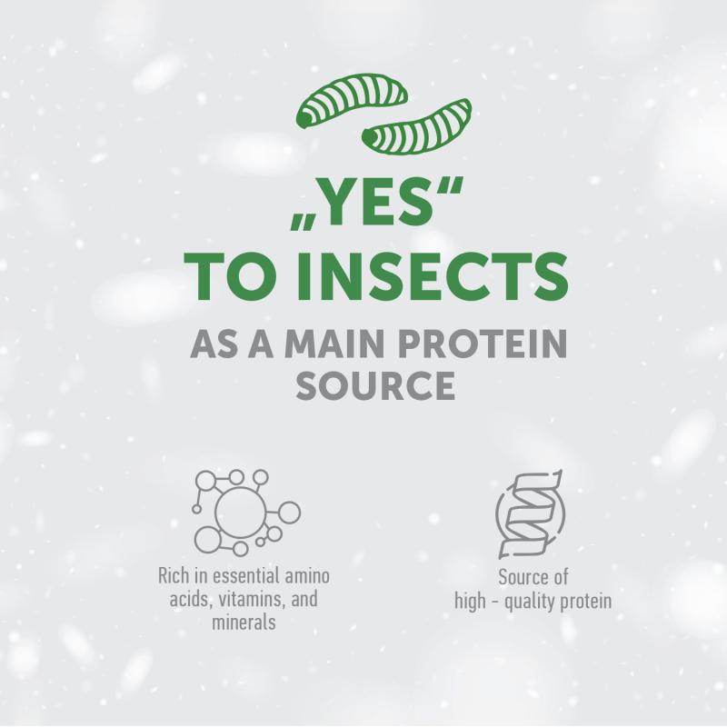 Premium High-Protein Dog Treats with Insects & Rice - Supports Endurance & Muscle Health for Active Adult Dogs - Perfect for Training, Hiking & Outdoor Adventures