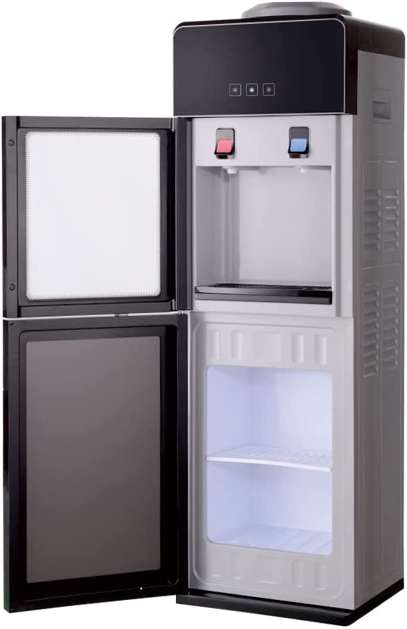 5 Gallon Water Cooler Dispenser with Hot & Cold Water - Top Loading Compressor Cooling System for Home & Office | Perfect for Hydration, Meetings & Daily Use