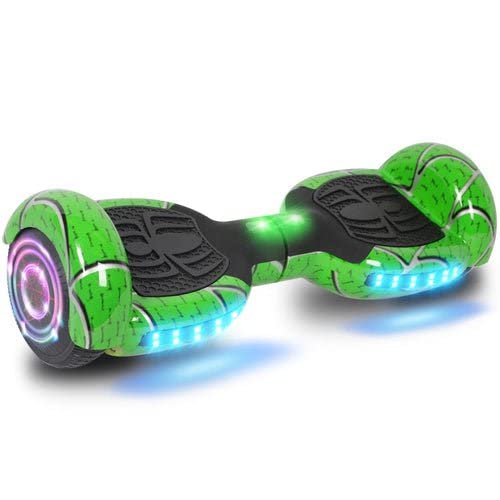 Spider Hoverboard - 6.5'' Self-Balancing Electric Scooter with Bluetooth Speaker & LED Lights for Kids - Perfect for Indoor & Outdoor Riding Fun