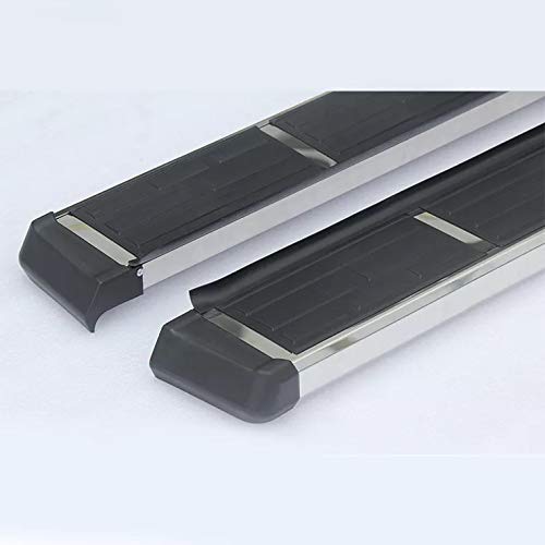 2 Pcs Stainless Steel Running Boards Side Steps Nerf Bars for Volkswagen VW Tiguan 2017-2020 - Durable Fixed Door Protection for Off-Road & Daily Driving